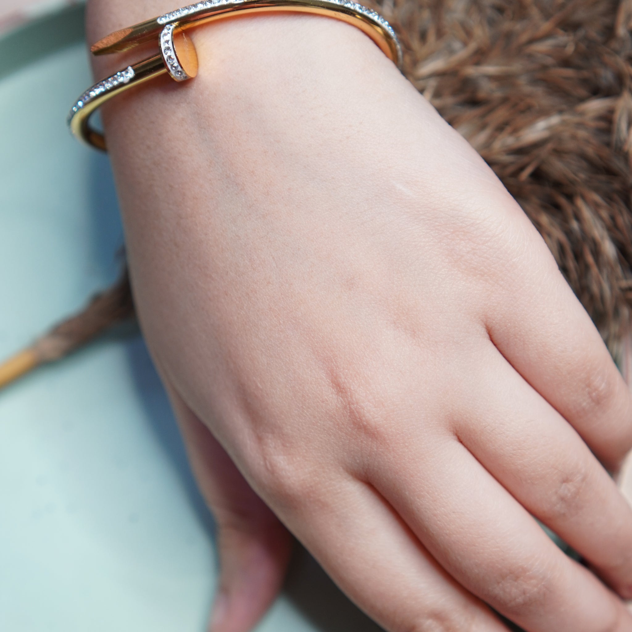 Gilded Majesty Statement Bracelet