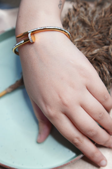 Gilded Majesty Statement Bracelet