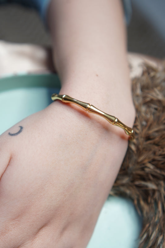 Ethereal Gold Statement Bracelet