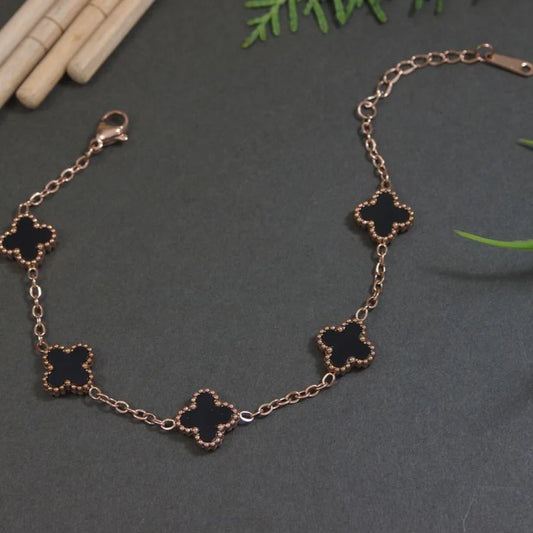 Clover Grace Chain Bracelet (Anti Tarnish)